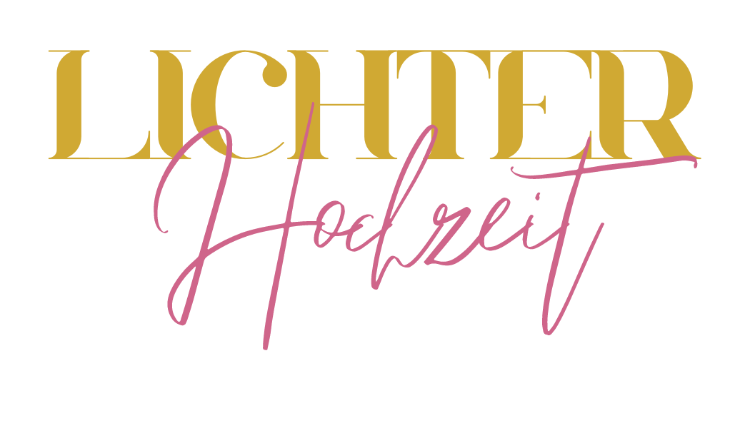 Lichter Hochzeit Logo mit transparentem Hintergrund